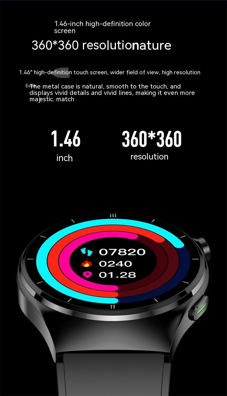 F320 Smart Watch, Bluetooth Calling, Uric Acid, Blood Fat, Blood Sugar, Heart Rate, Body Temperature, Health Sport Smart Watch