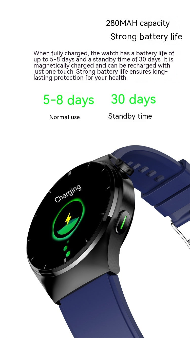 F320 Smart Watch, Bluetooth Calling, Uric Acid, Blood Fat, Blood Sugar, Heart Rate, Body Temperature, Health Sport Smart Watch