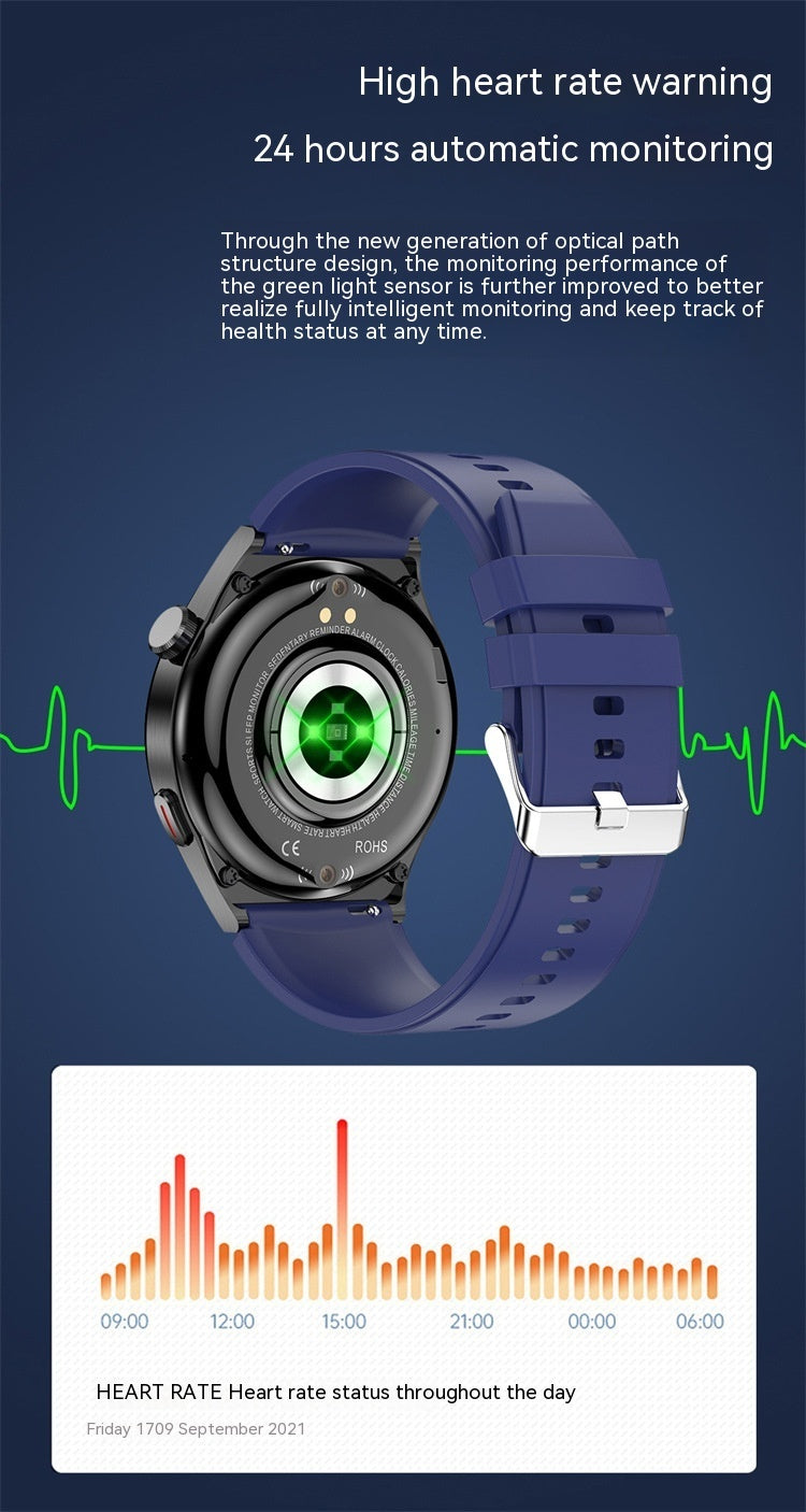 F320 Smart Watch, Bluetooth Calling, Uric Acid, Blood Fat, Blood Sugar, Heart Rate, Body Temperature, Health Sport Smart Watch