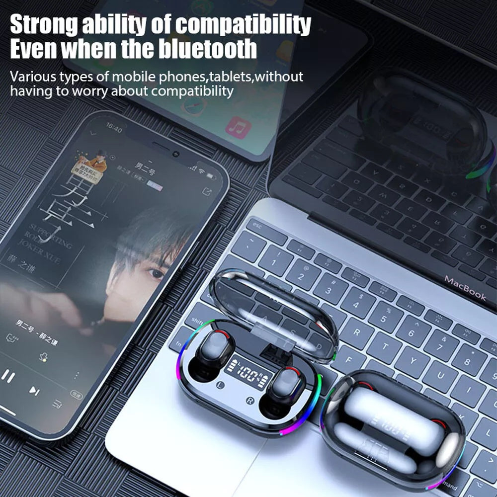 Mini Wireless Earbuds - Earbud With Digital Display